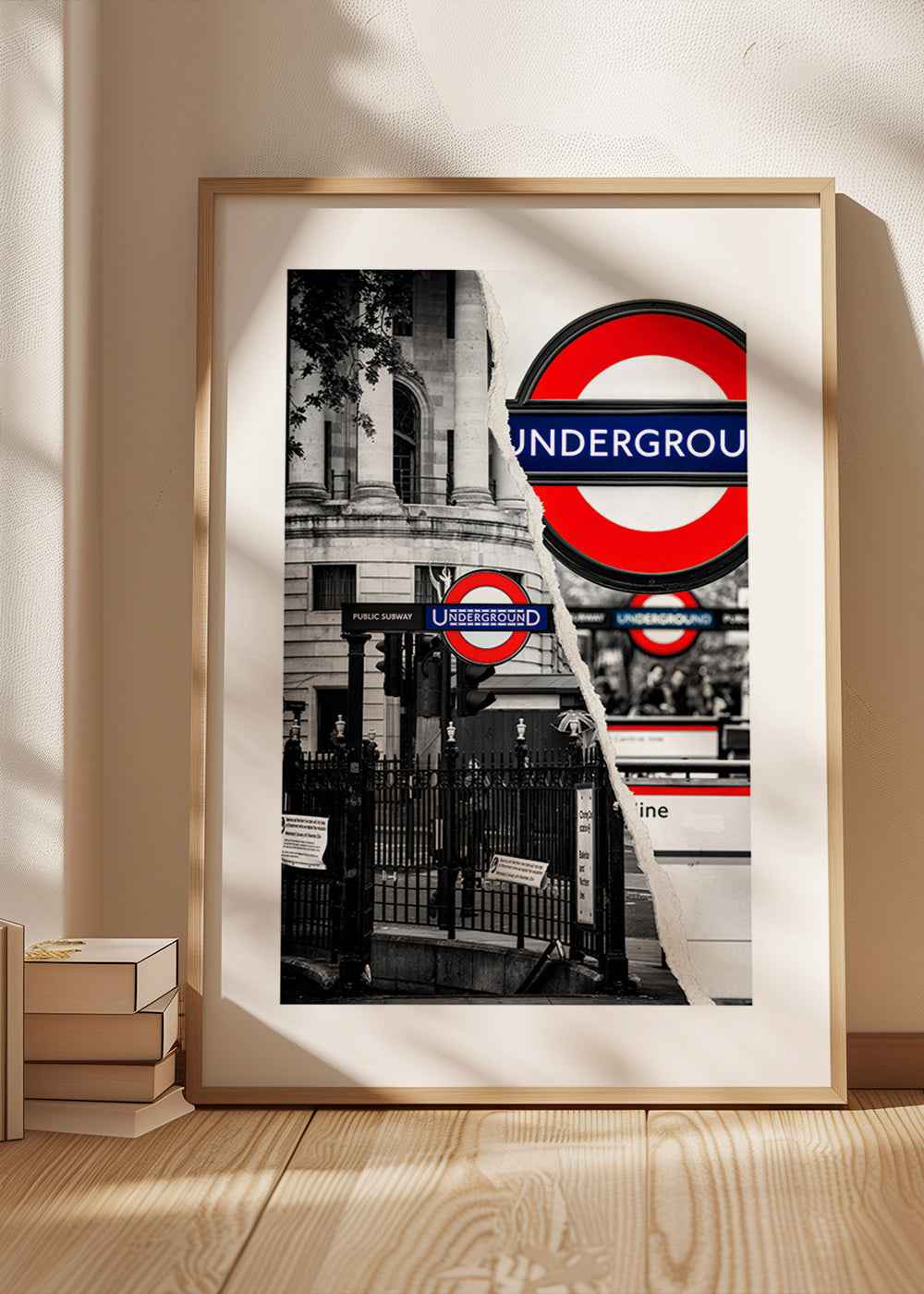 Art de ville avec enseigne Underground de Londres – Product1