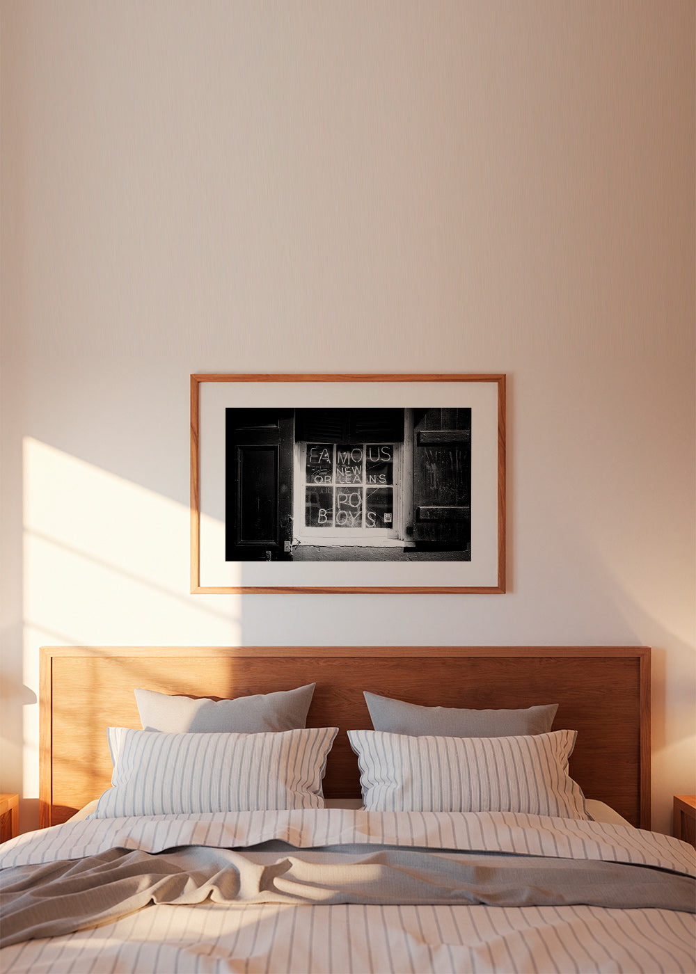 Art de cuisine: enseigne New Orleans en noir et blanc – Product1