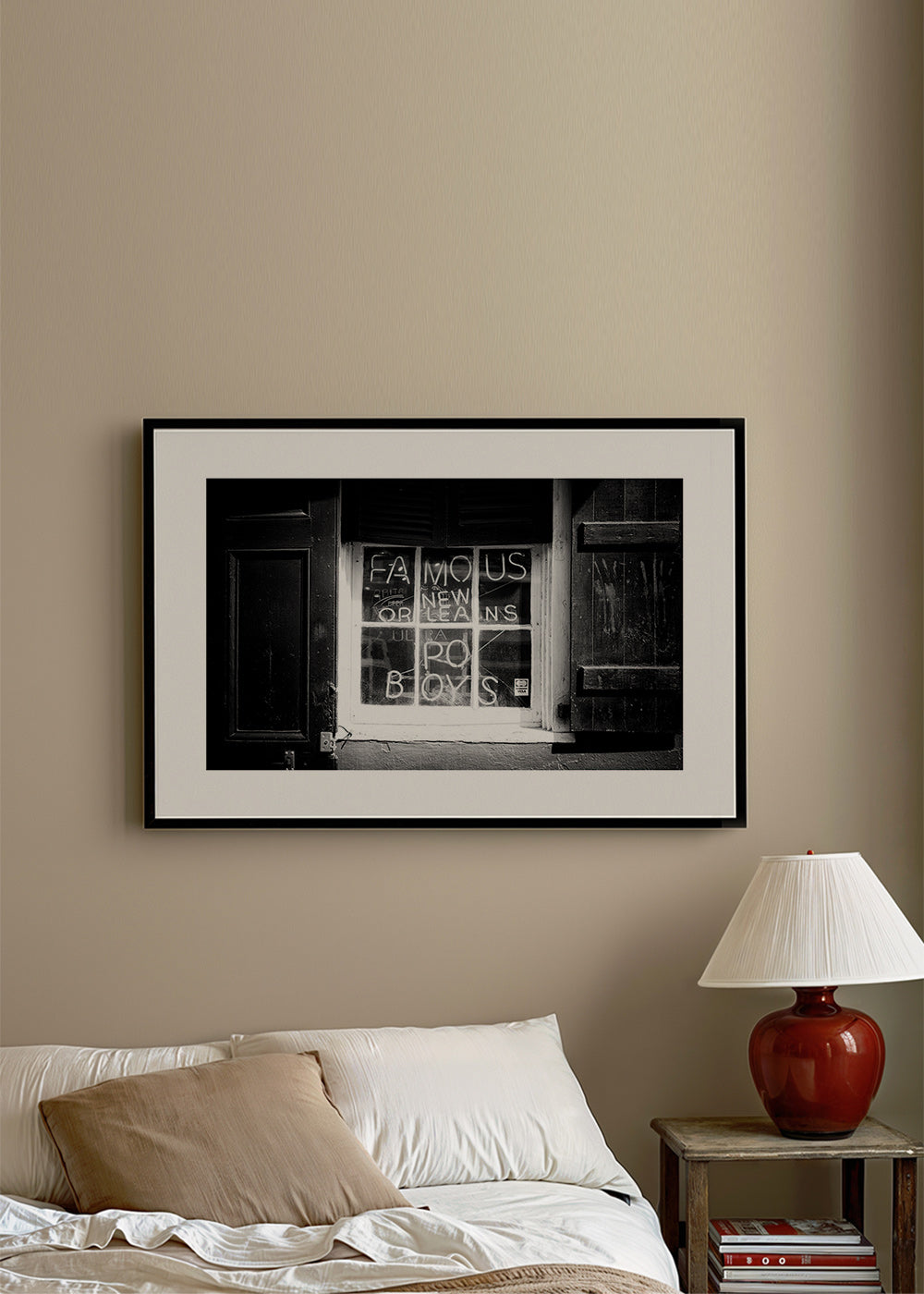 Art de cuisine: enseigne New Orleans en noir et blanc – Product3