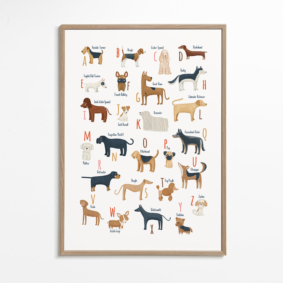 Abecedario con perros