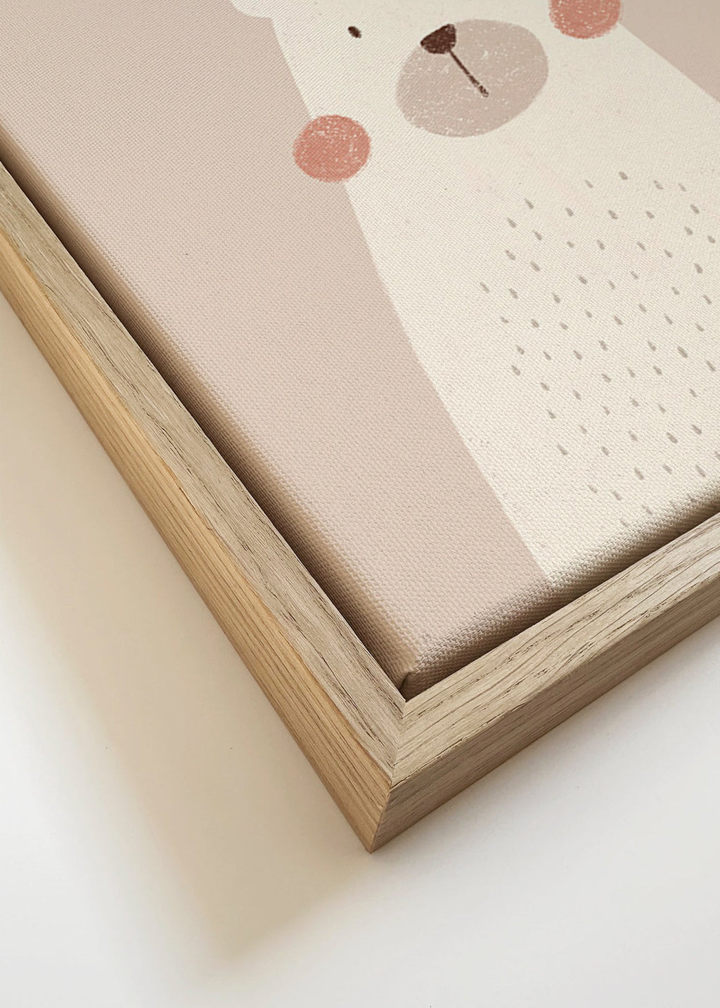 Impression enfant : ours beige mignon