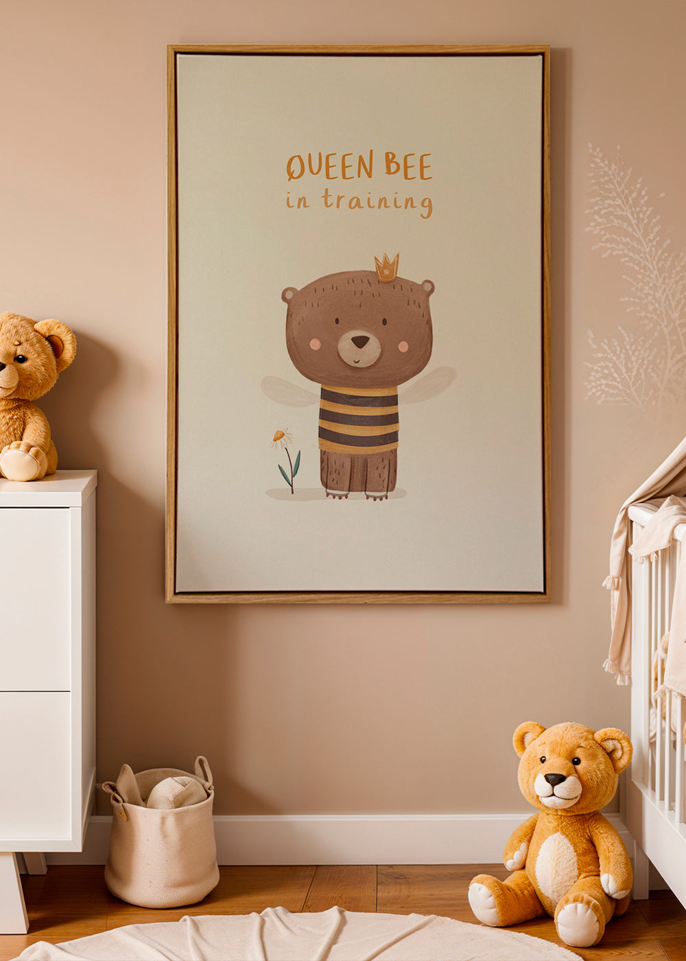 Impression enfant ours en abeille