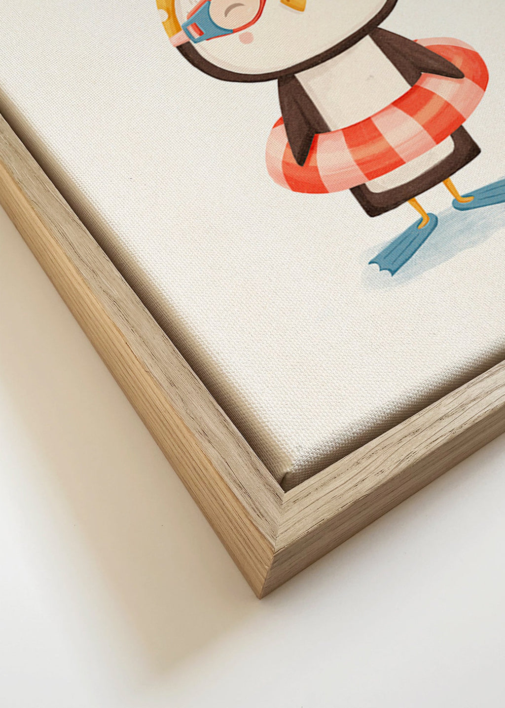 Affiche enfant: pingouin enjoué