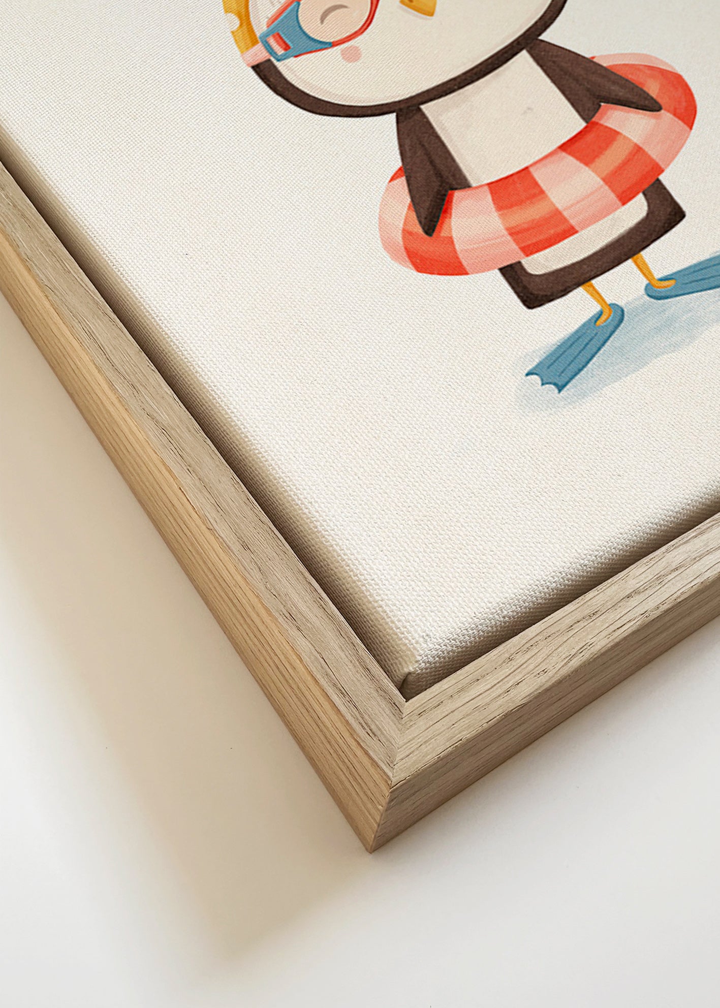 Affiche enfant: pingouin enjoué