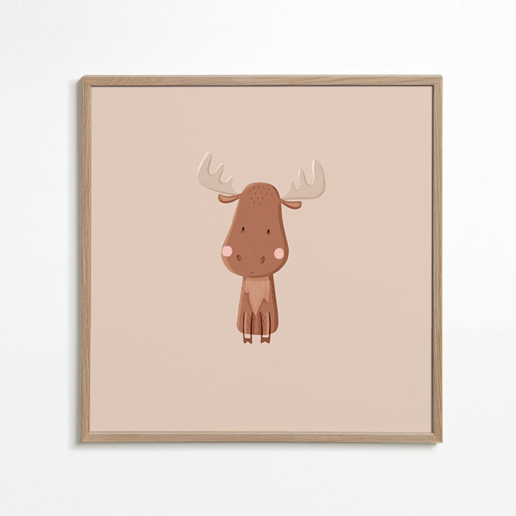 Illustration minimaliste d'élan
