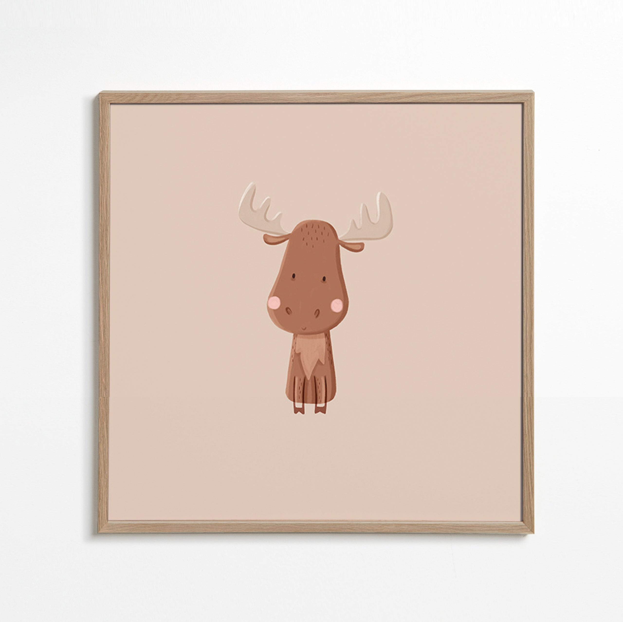 Illustration minimaliste d'élan