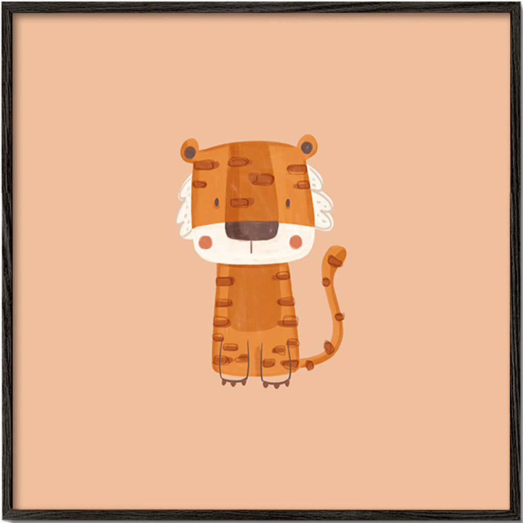 Tigre illustré minimaliste