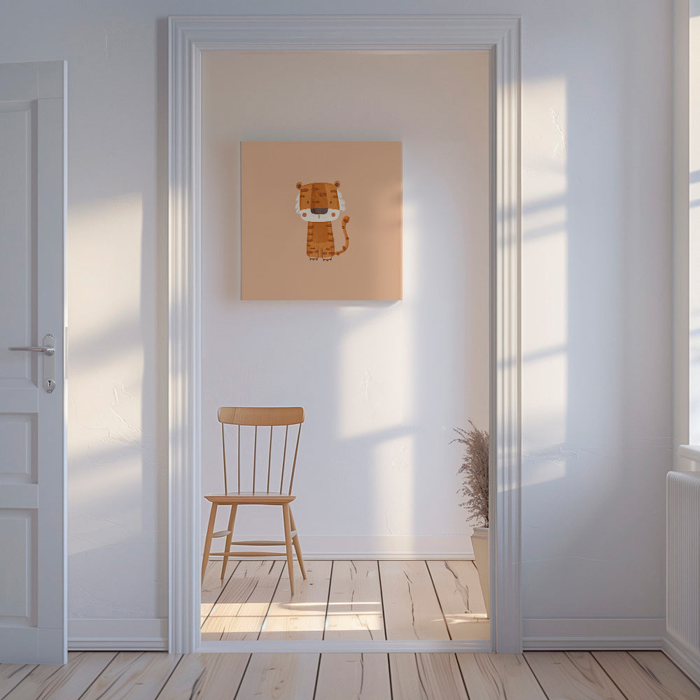 Tigre illustré minimaliste