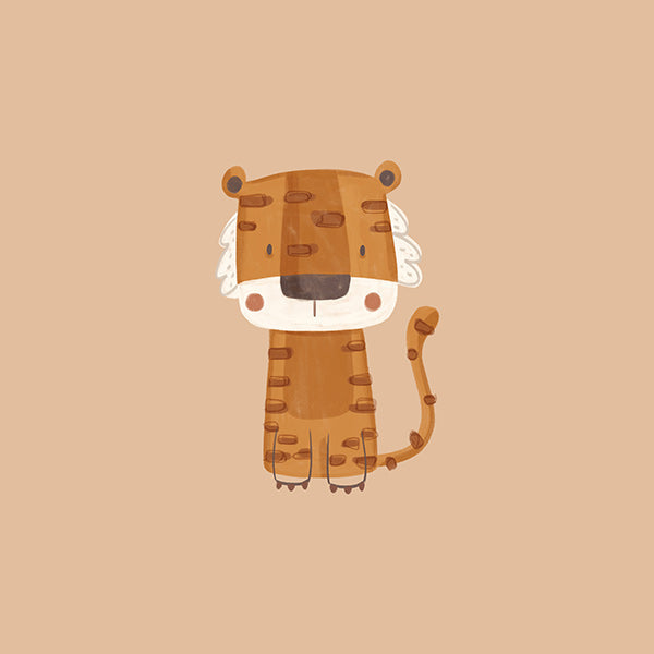 Tigre illustré minimaliste