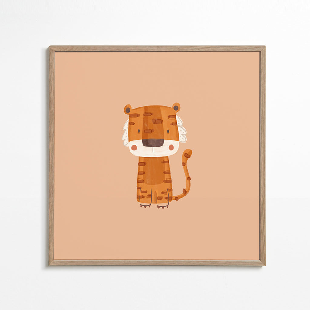 Tigre illustré minimaliste