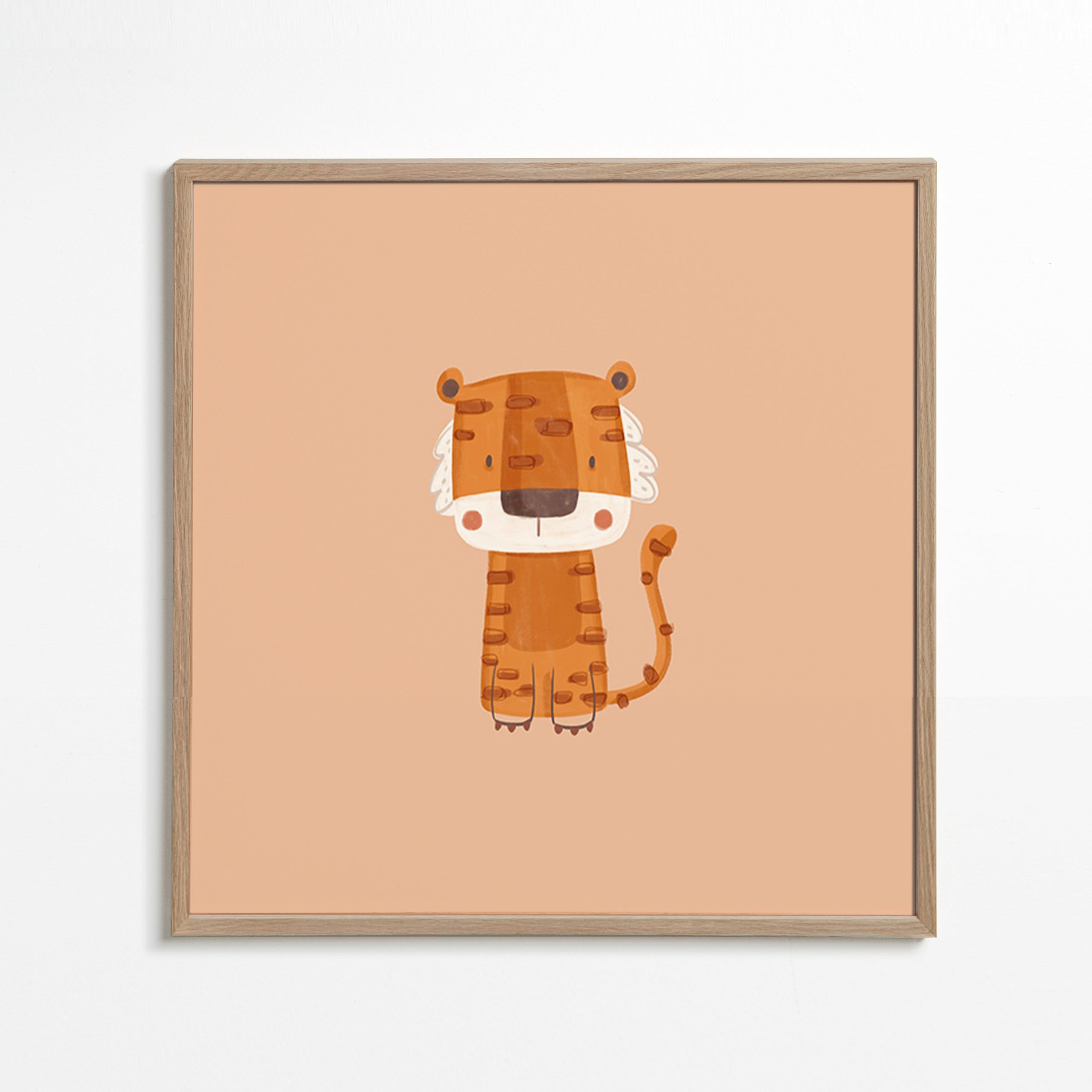 Tigre illustré minimaliste