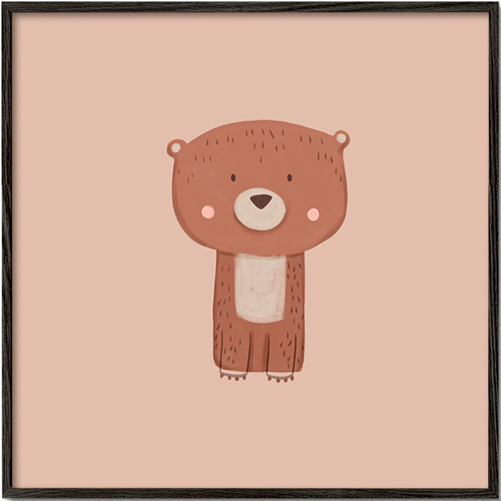 Affiche ours illustré