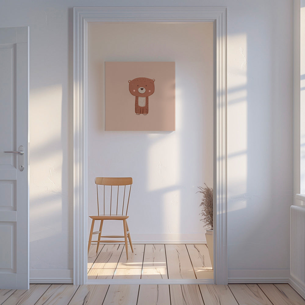 Affiche ours illustré