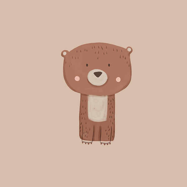 Affiche ours illustré