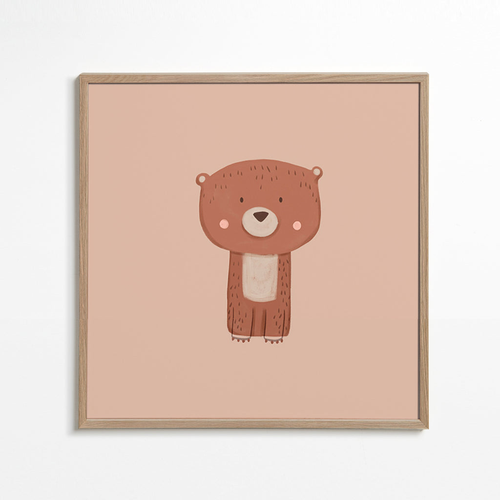 Affiche ours illustré