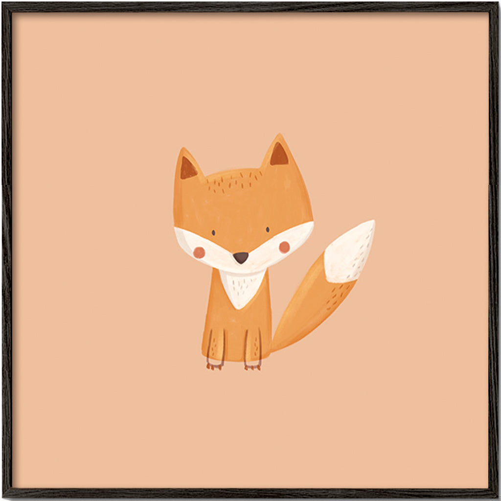 Illustration enfant: renard adorable