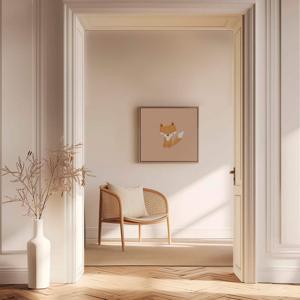 Illustration enfant: renard adorable