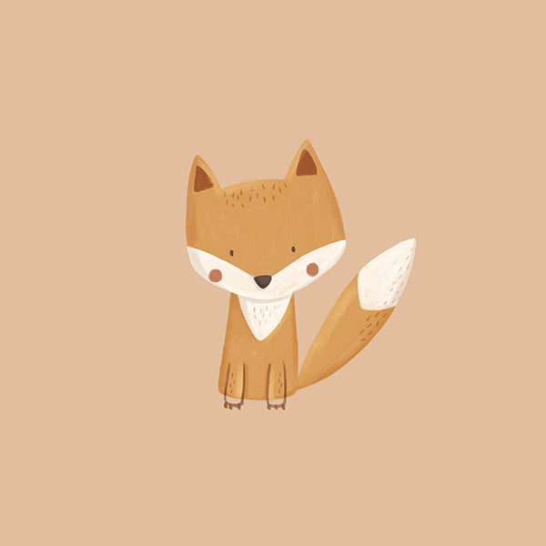 Illustration enfant: renard adorable