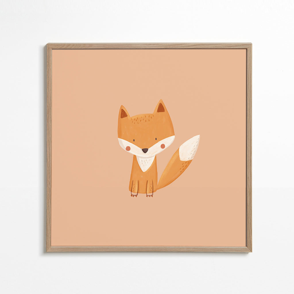 Illustration enfant: renard adorable