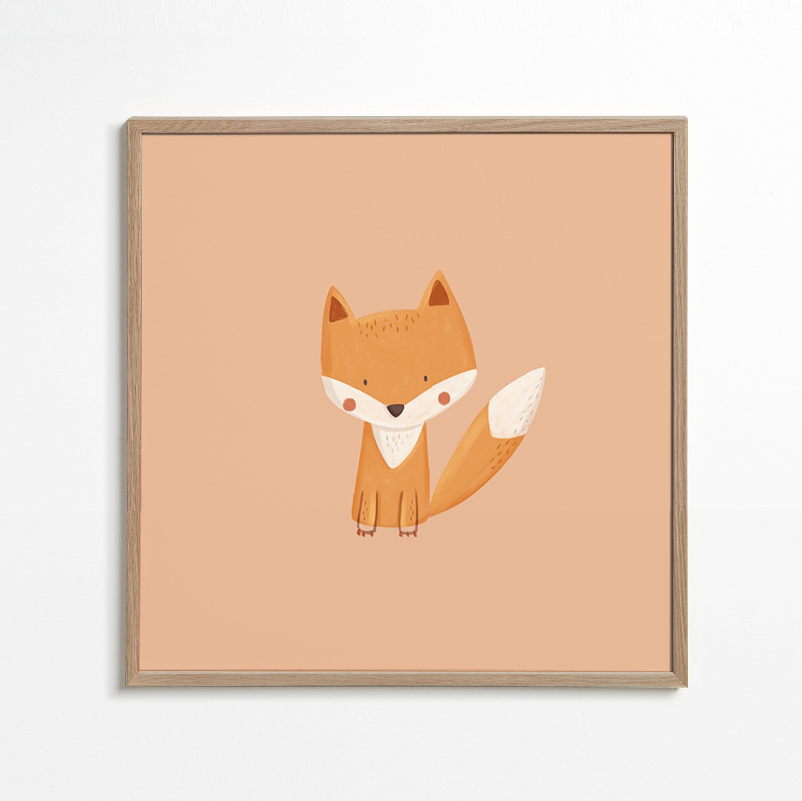 Illustration enfant: renard adorable