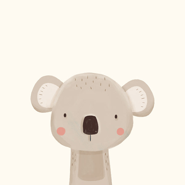 Illustration enfant koala mignon