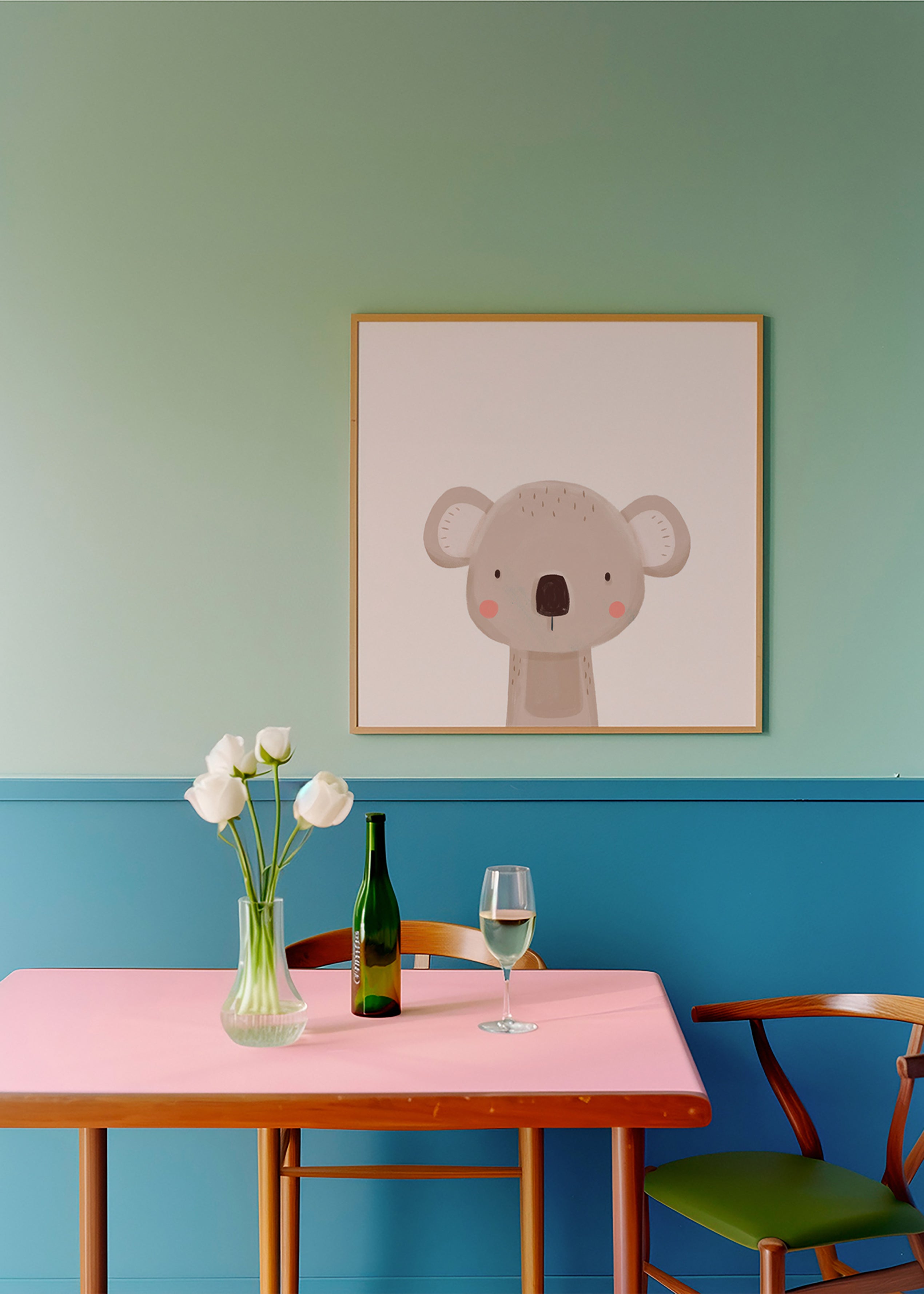 Illustration enfant koala mignon