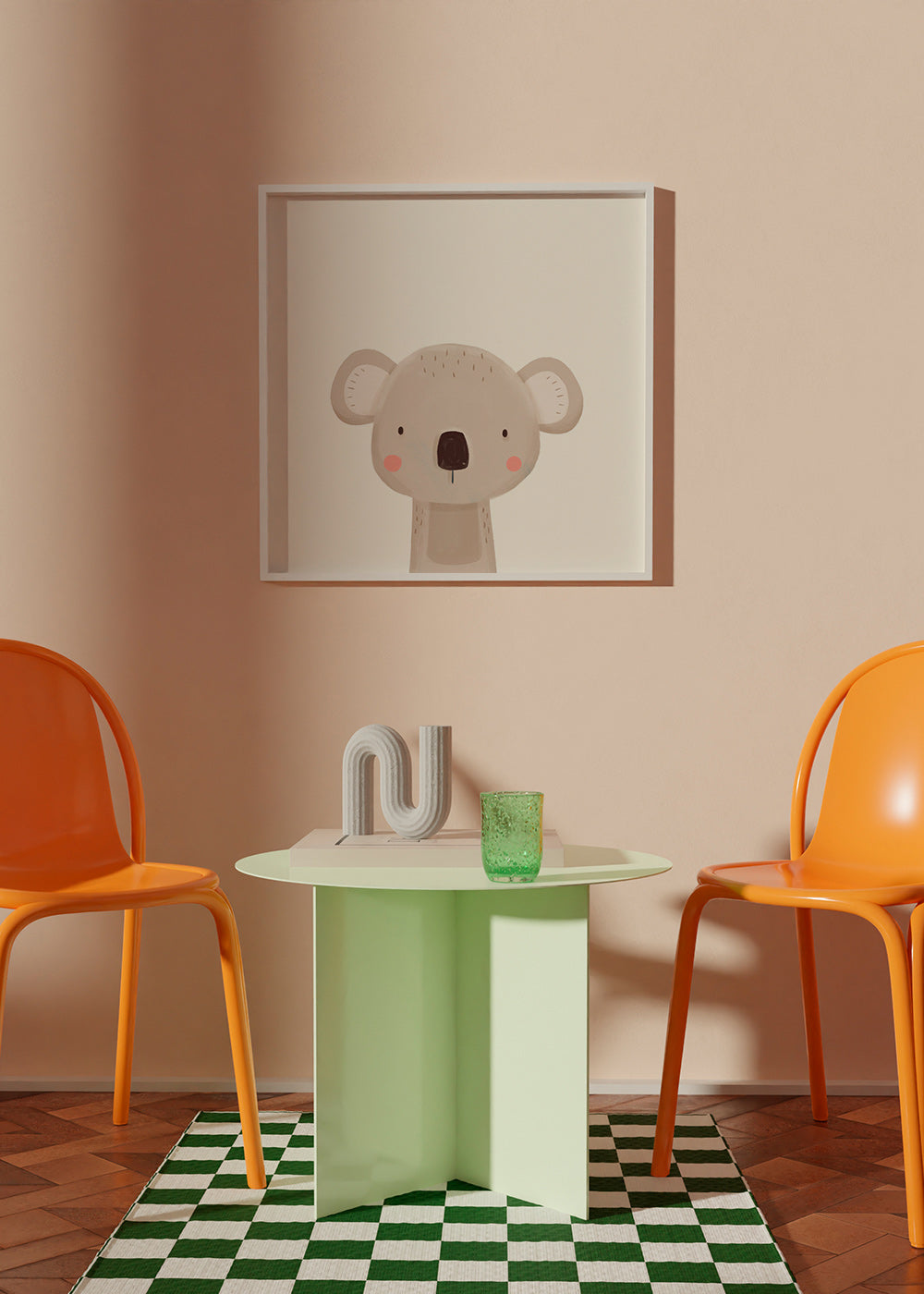 Illustration enfant koala mignon