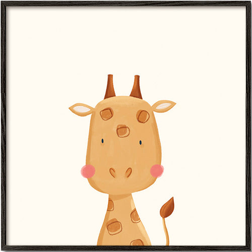 Illustration enfant : girafe douce