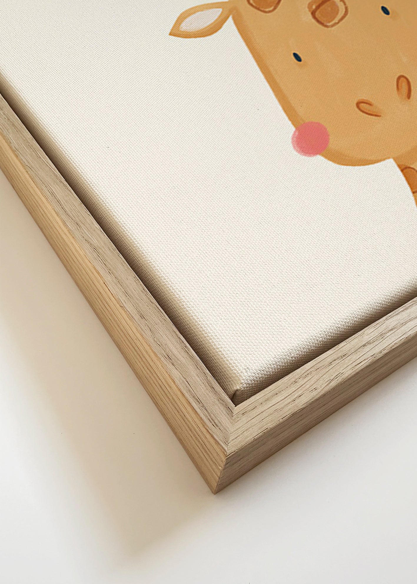 Illustration enfant : girafe douce
