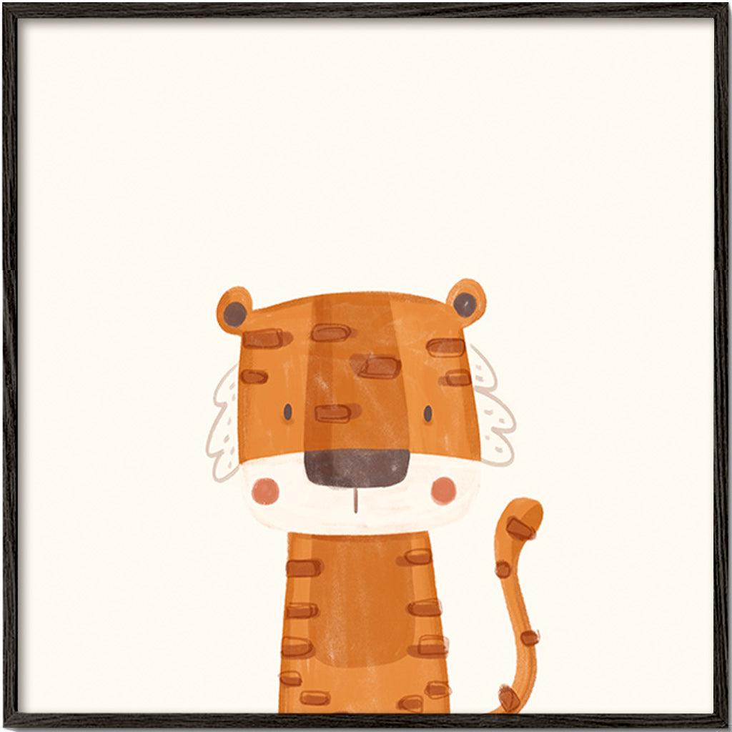 Illustration enfant : tigre sympathique