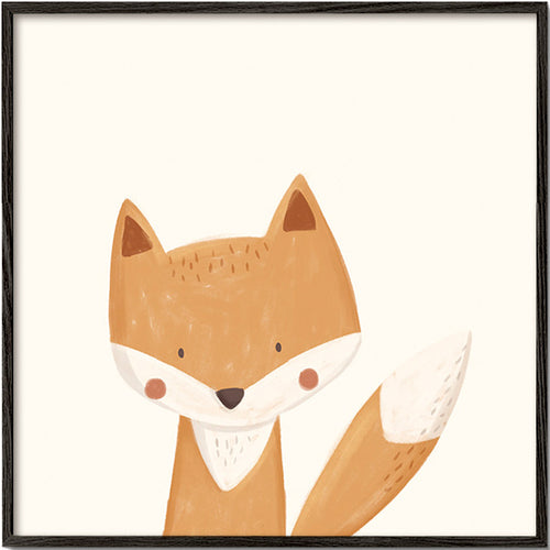 Renard illustré mignon