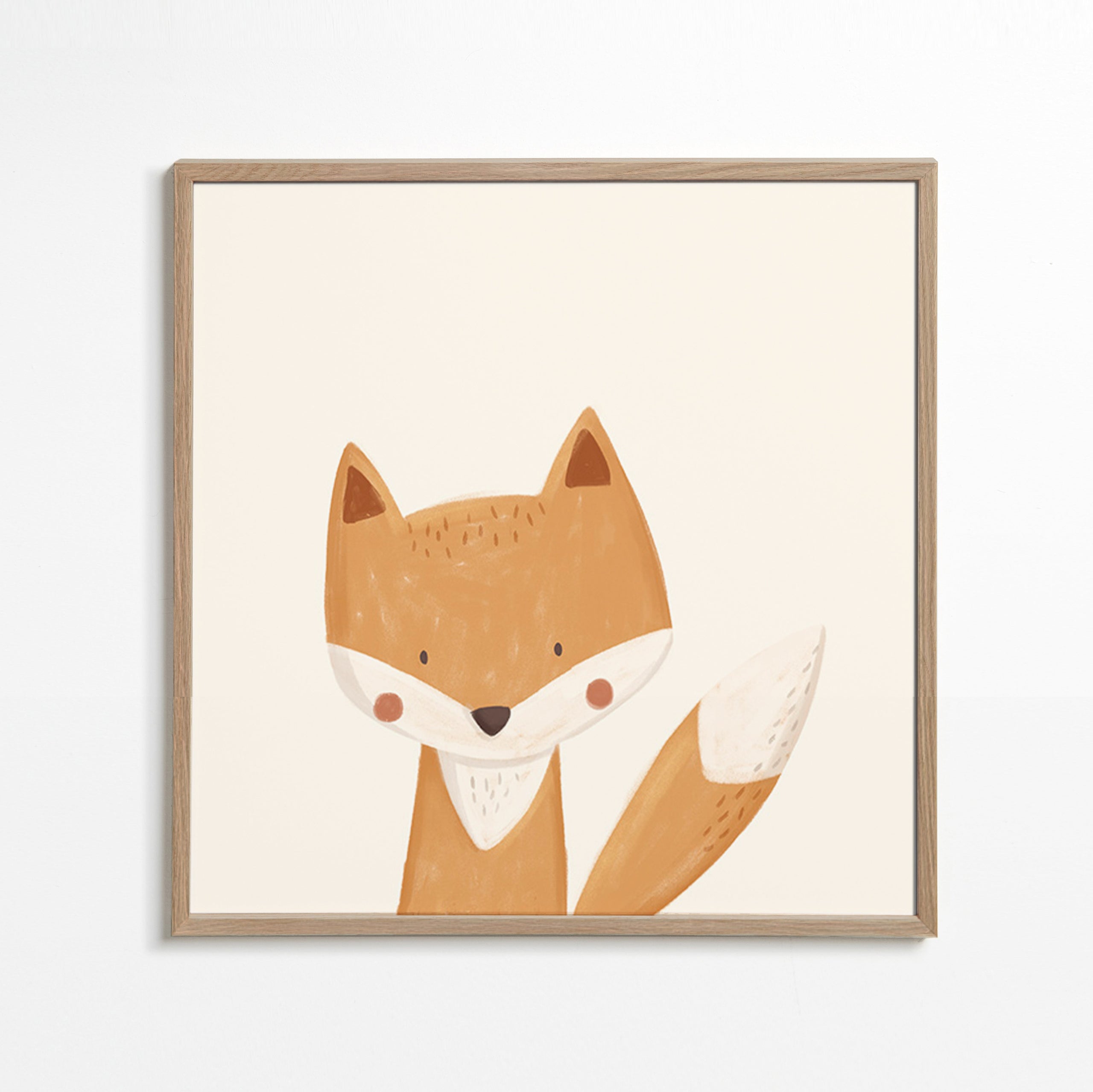 Renard illustré mignon