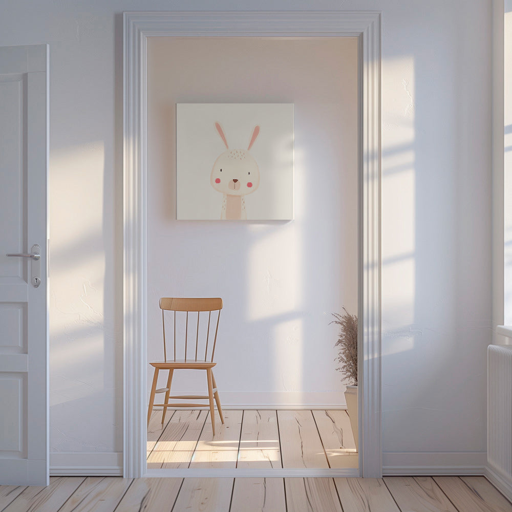 Lamina enfantine avec lapin doux