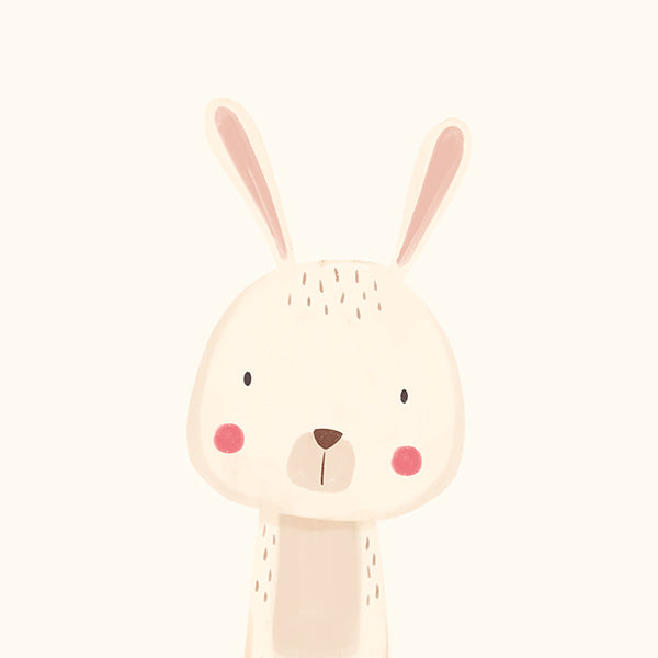 Lamina enfantine avec lapin doux