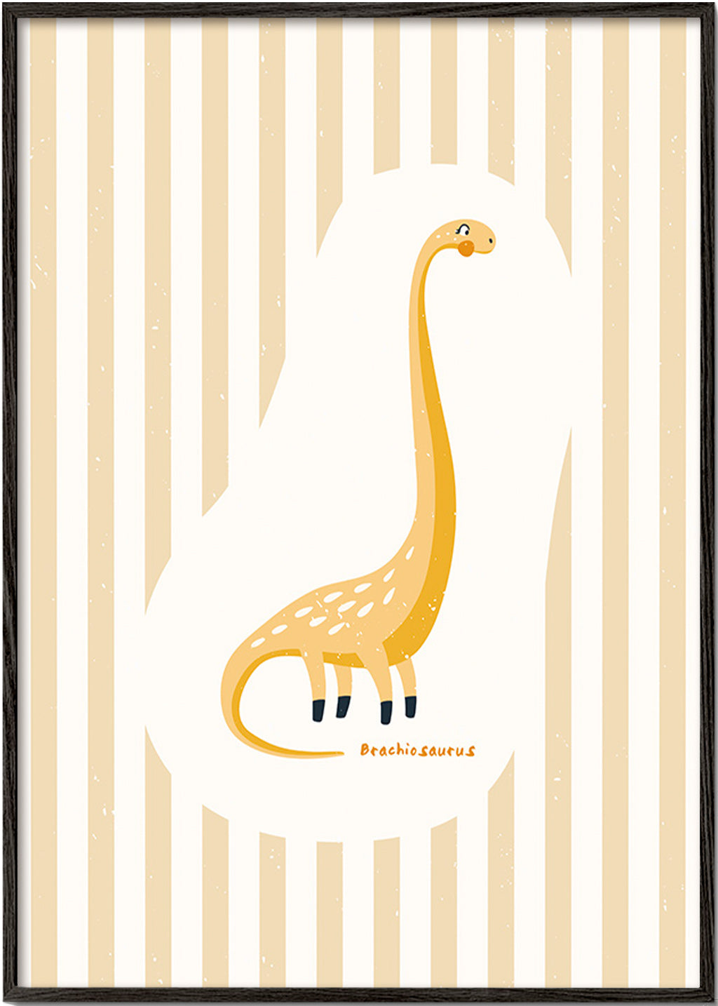 Laminé enfant Brachiosaurus jaune