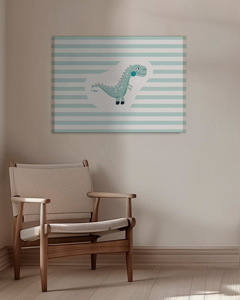 Affiche enfant T-Rex mignonne