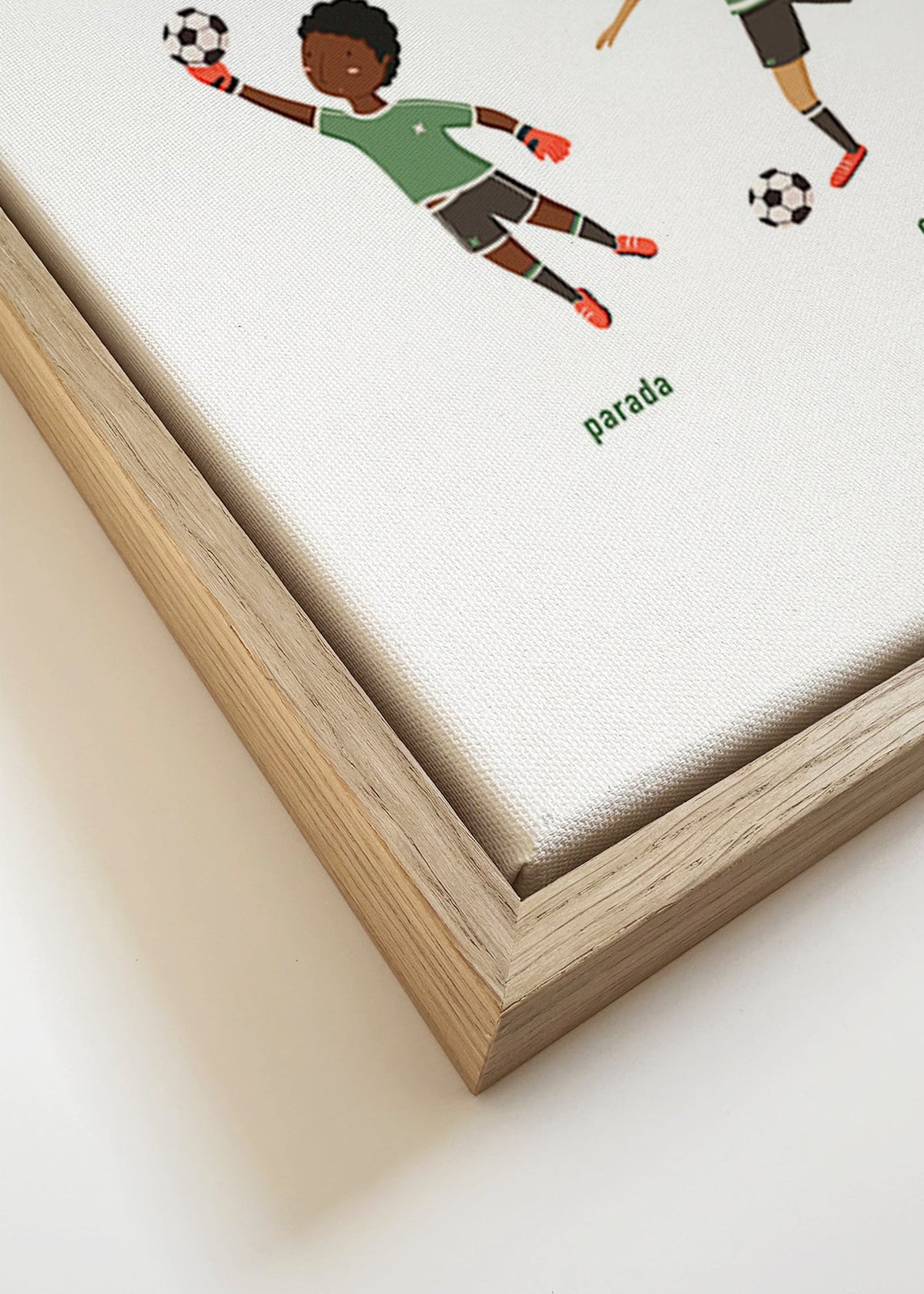 Art sportif avec 5 poses de football