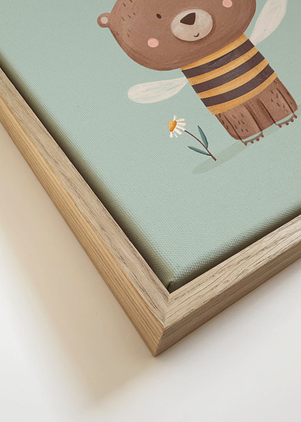 Affiche enfant Ours 'Queen Bee' avec couronne