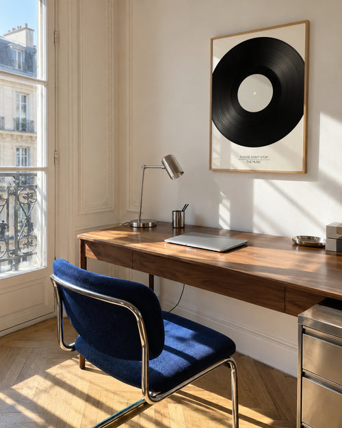 Don'T Stop The Music - Framed poster in an interior
