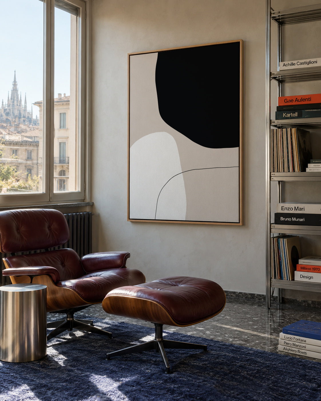 Pairing - Framed canvas in an interior