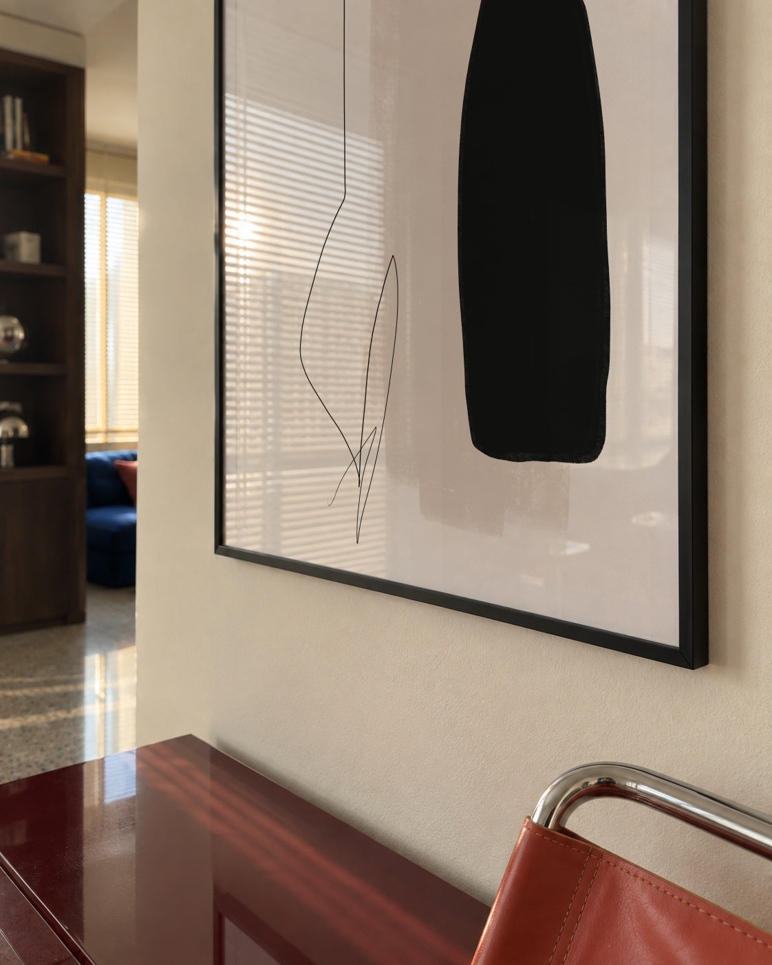 It is a Sign - Framed poster in an interior