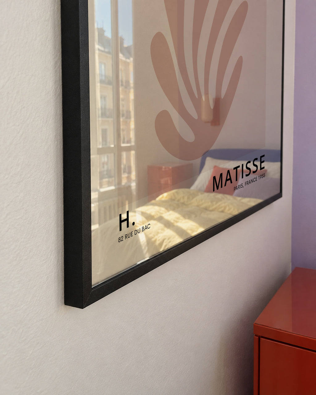 Henri Matisse papiers découpés XI - Framed poster detail