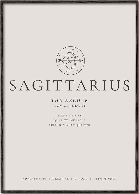 SAGITTARIUS zodiac personality traits I