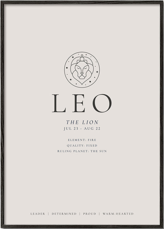 LEO zodiac personality traits I