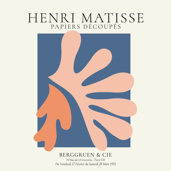 Henri Matisse PINK papiers découpés II