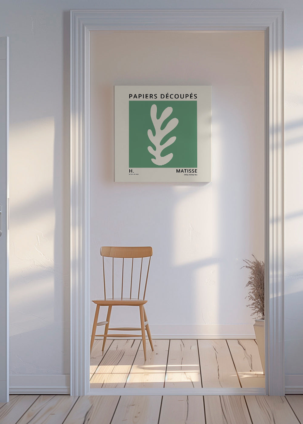 Henri Matisse GREEN papiers découpés II