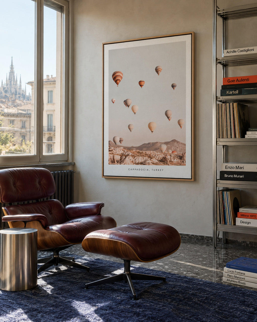 CAPPADOCIA, TURKEY - Framed canvas in an interior