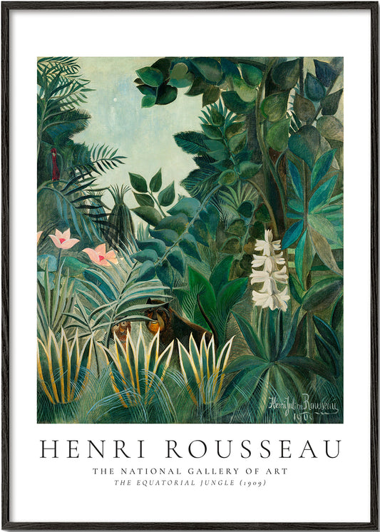 Henri Rousseau  The equatorial jungle