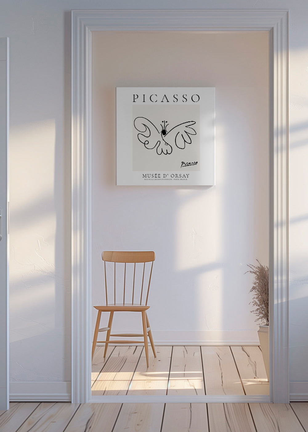 Pablo Picasso Animals Drawing butterfly II