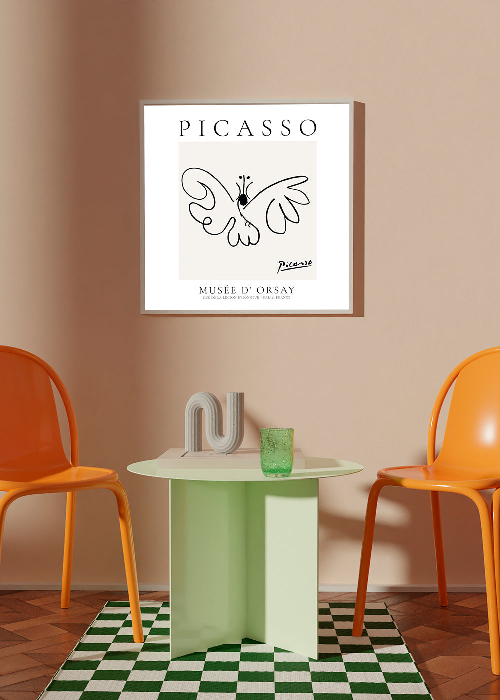 Pablo Picasso Animals Drawing butterfly II